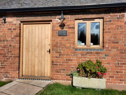 front door of churn cottage