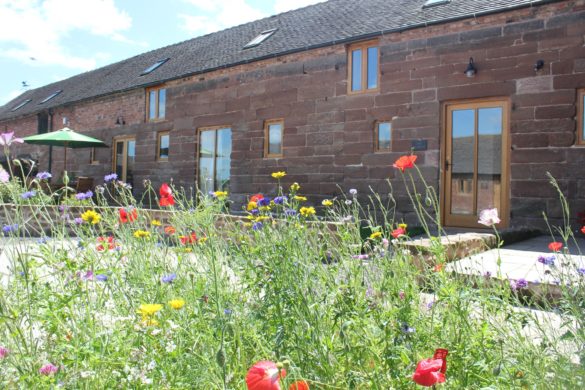 Front view of The Stables, Shropshire holiday cottage